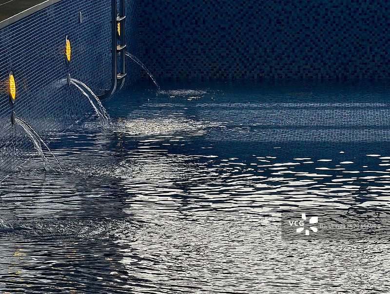 泳池水景背景图片素材