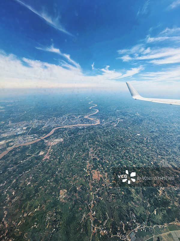 航拍自贡市沿滩区图片素材