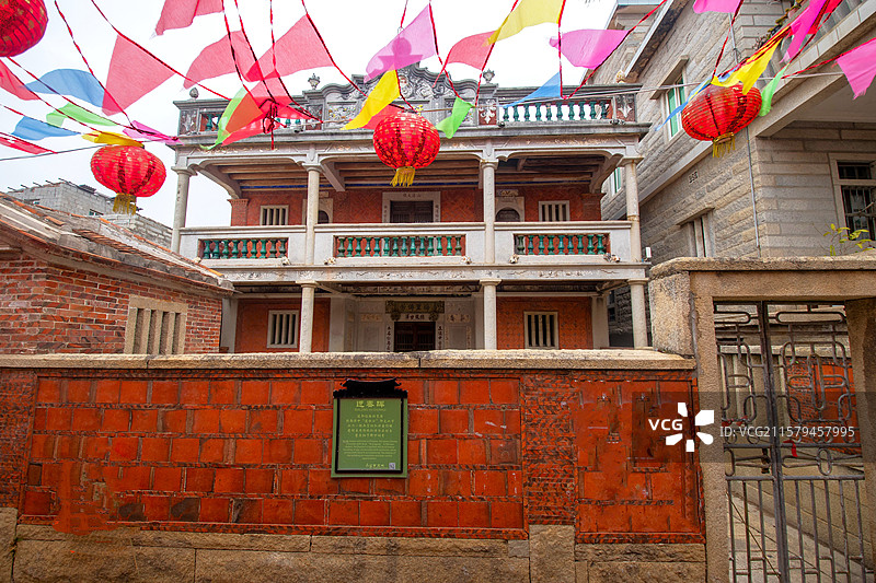 福建泉州晋江永宁古卫城及周边街巷风光图片素材