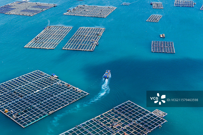 海上渔排的壮丽画卷图片素材