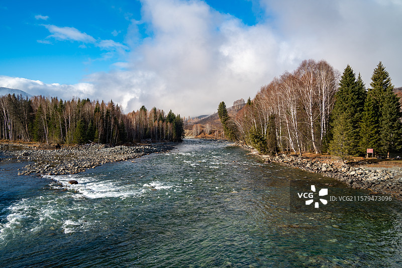 禾木河图片素材