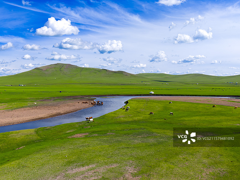 内蒙古呼伦贝尔大草原图片素材