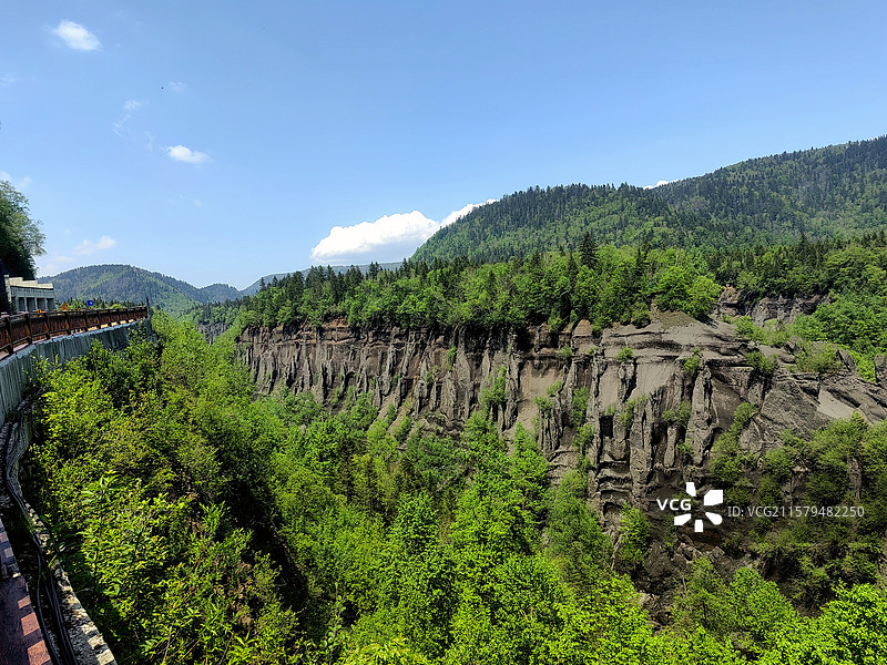 鸭绿江大峡谷——拍摄于长白山南坡图片素材