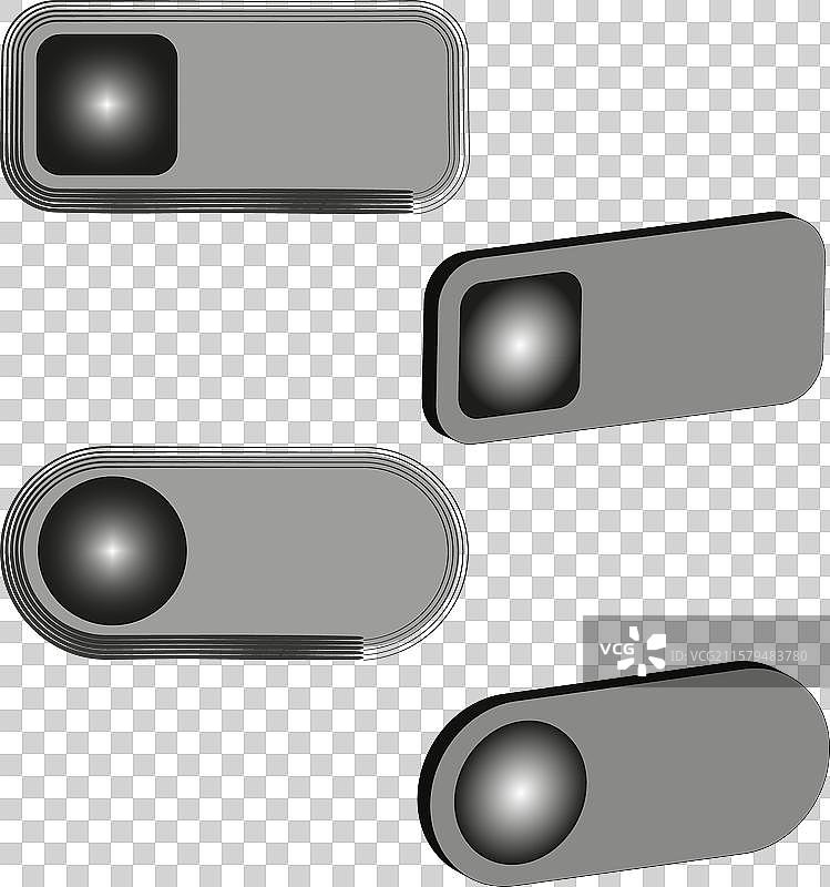 切换开关图标集滑块按钮界面图片素材