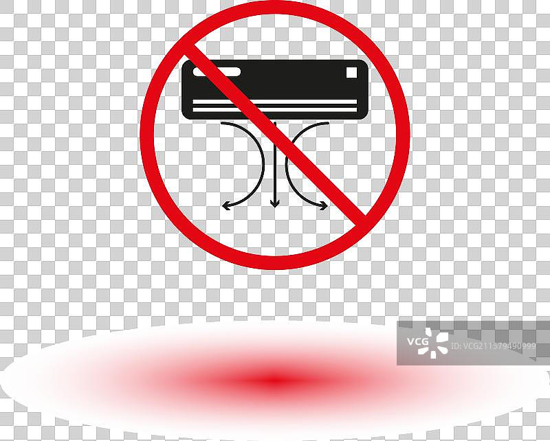 禁止使用空调标志图片素材