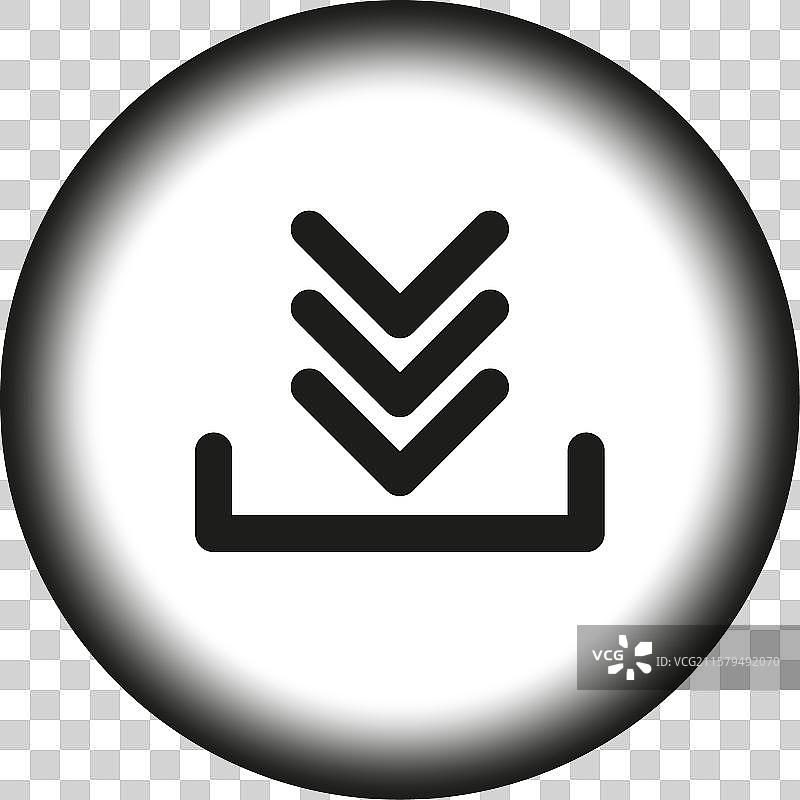 下载图标加载符号 EPS 10图片素材