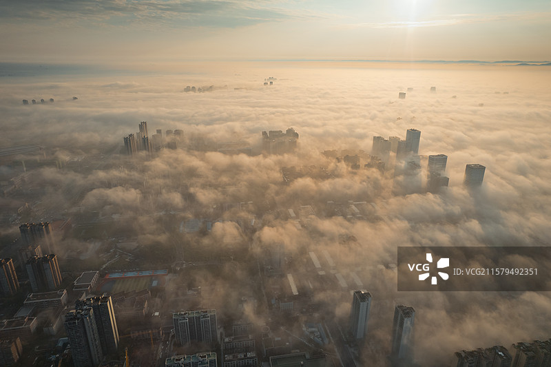 成都云海风光图片素材