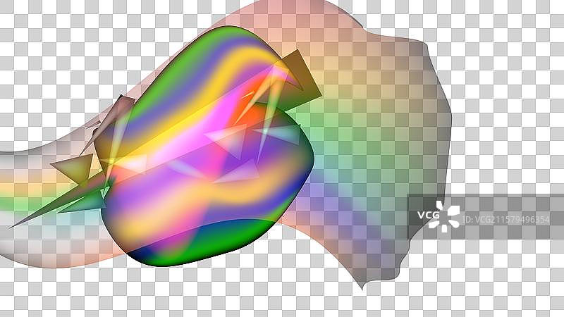 光棱闪光叠加折射图片素材