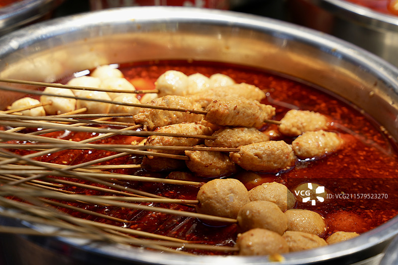 海鲜丸子钵钵鸡图片素材