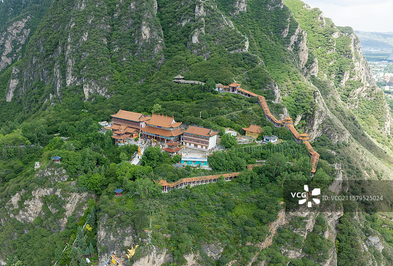 西宁大通县城 老爷山图片素材