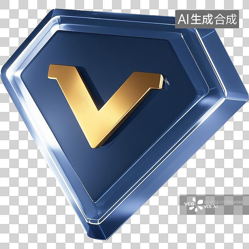 【AI数字艺术】3D会员VIP图标图片素材