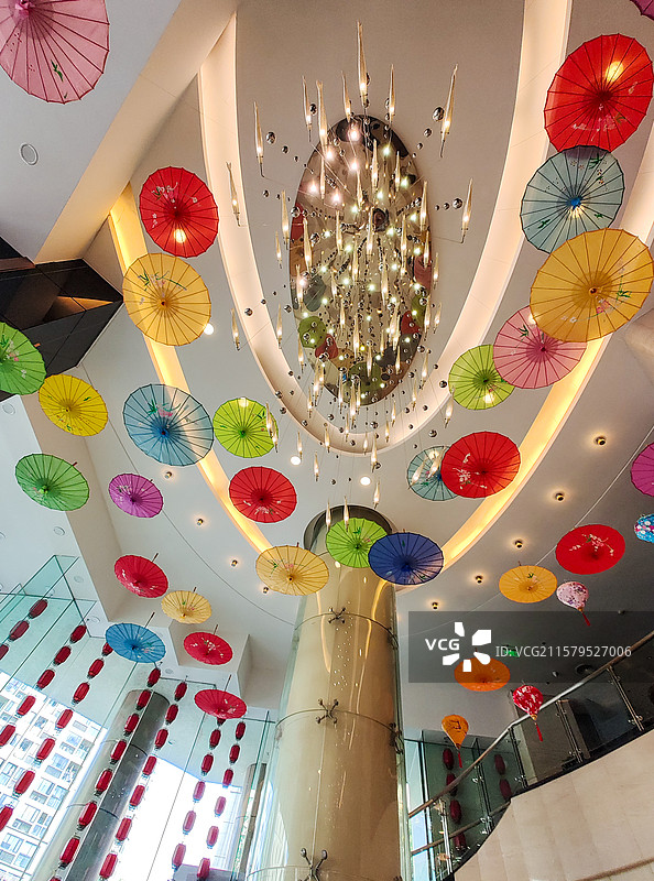 宾馆大厅穹顶图片素材