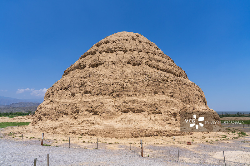 宁夏，银川，西夏陵，陵塔，世界遗产，夯土，古代建筑，塔，西夏，王朝图片素材