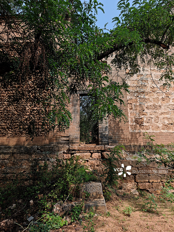 中国传统村落——河南省洛宁县河底镇城村张氏旧宅图片素材