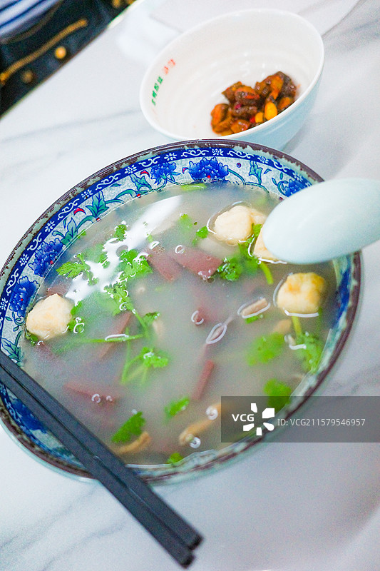 南京 鸭血粉丝汤图片素材