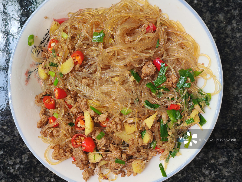 菜品：蚂蚁上树图片素材