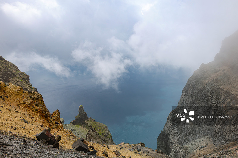 夏天吉林长白山北坡盛开的鲜花和72道弯自然风光组图图片素材