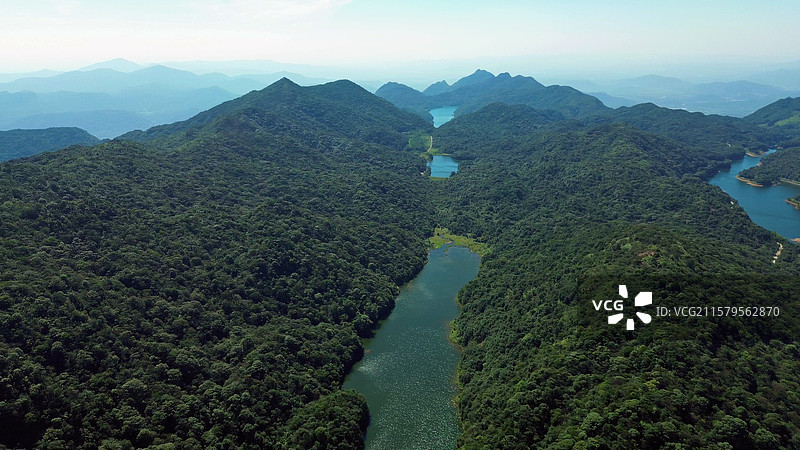 从化石门国家森林公园天池图片素材