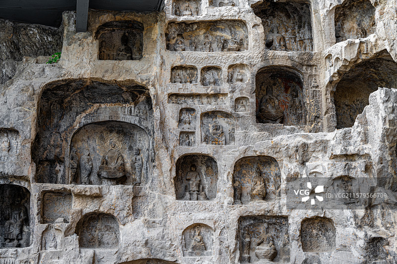 洛阳龙门石窟图片素材