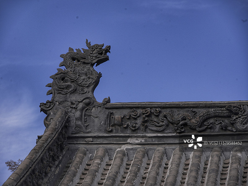 五台山大文殊寺，占地广阔，建筑宏伟，融合汉藏风格，殿宇精美，文物众多，是佛教圣地的一颗璀璨明珠图片素材