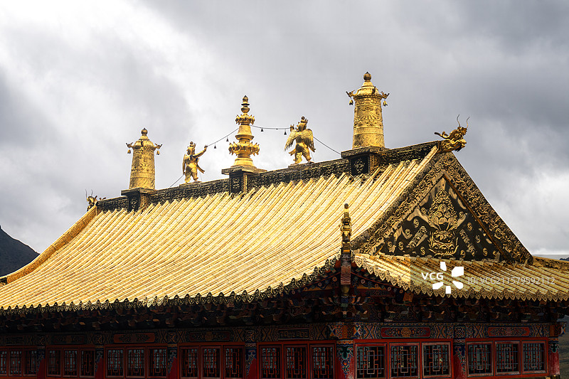 甘肃甘南郎木寺图片素材