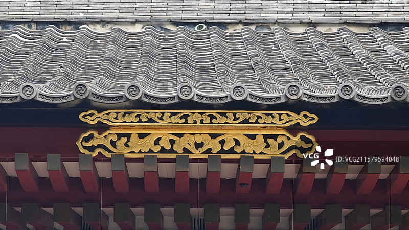 东京根津神社，历史超 1900 年，为东京十社之一，江户建筑保存完好，杜鹃花海美，还有文豪古迹，魅力图片素材