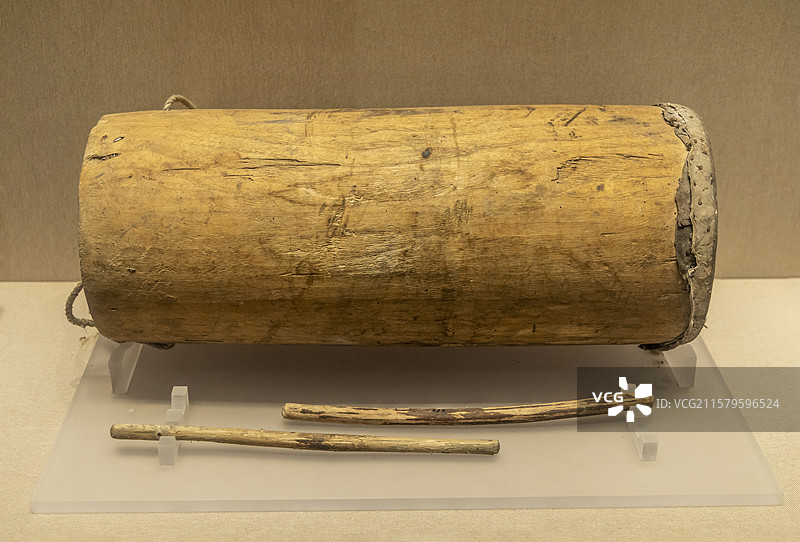 贵州省民族博物馆：毛南族猴鼓（当代，征集于平塘县）图片素材