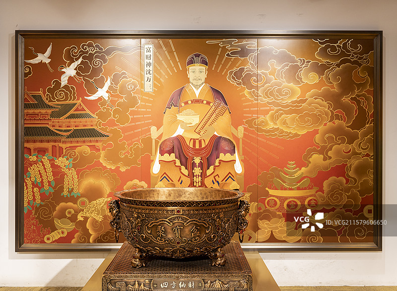 苏州周庄古镇沈万三故居图片素材