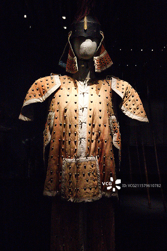 清代镶黄旗战甲图片素材