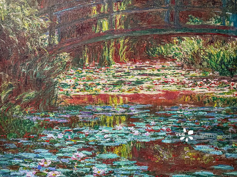 睡莲池 克劳德·莫奈 油画 芝加哥艺术博物馆图片素材
