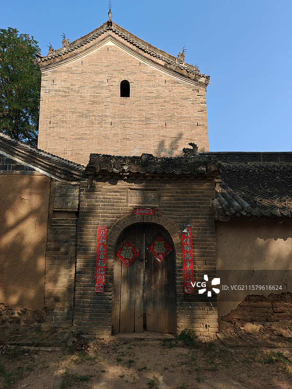 中国传统村落——河南省洛宁县东宋镇丈庄村程氏老宅图片素材