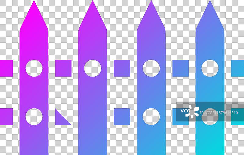 栅栏图标设计图片素材