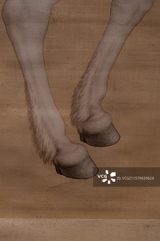 清代 郎世宁 万吉骦图轴 故宫博物院图片素材