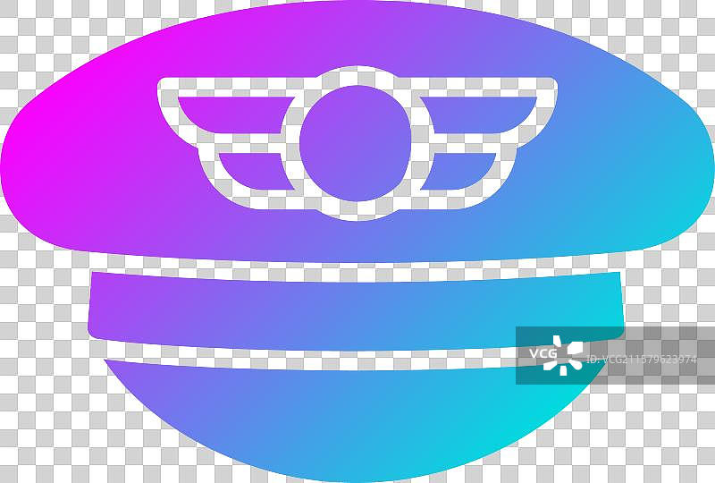 飞行员帽图标设计图片素材