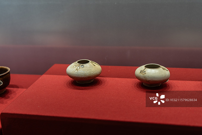 长沙窑铜官窑博物馆 铜官窑瓷器 唐代图片素材