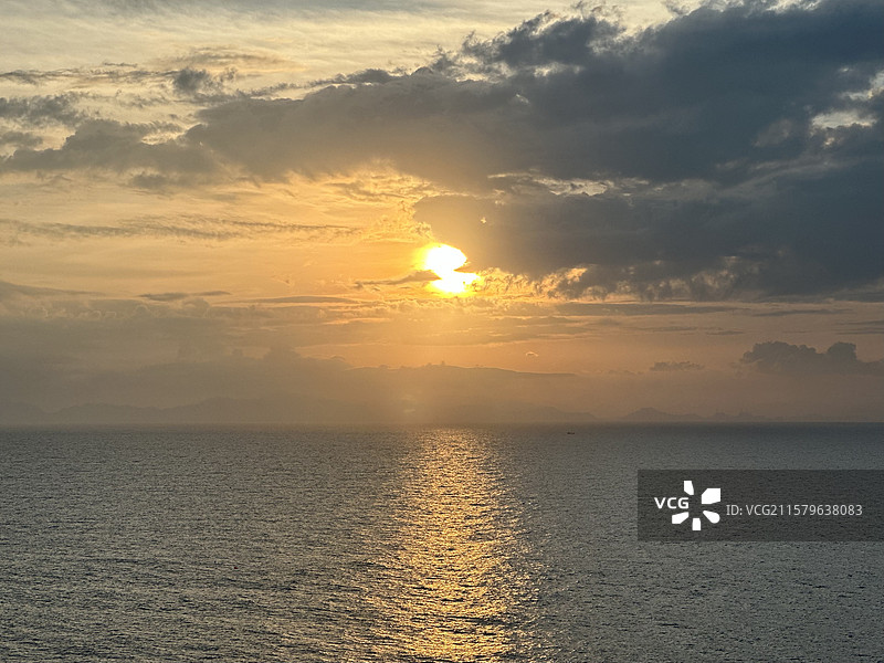 夏天霞浦北礵岛可门大海日落自然风光图片素材