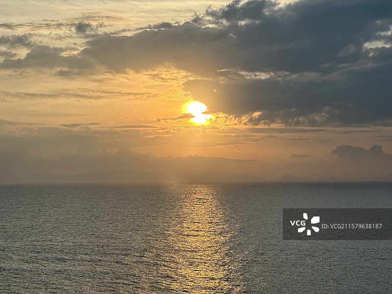 夏天霞浦北礵岛可门大海日落自然风光图片素材