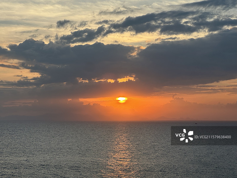 夏天霞浦北礵岛可门大海日落自然风景图片素材
