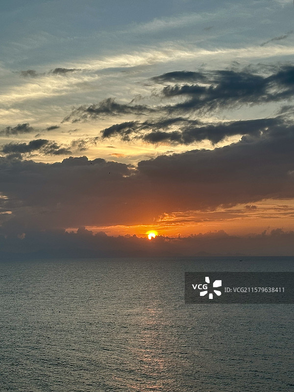 夏天霞浦北礵岛可门大海日落自然风景图片素材
