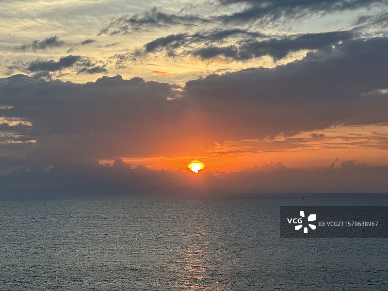 夏天霞浦北礵岛可门大海日落自然风景图片素材