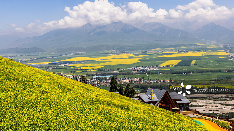 门源照壁山景区美景图片素材