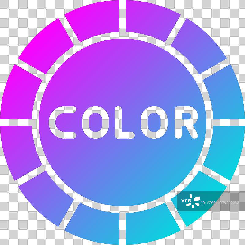 色轮图标设计图片素材