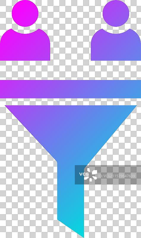 销售漏斗图标设计图片素材