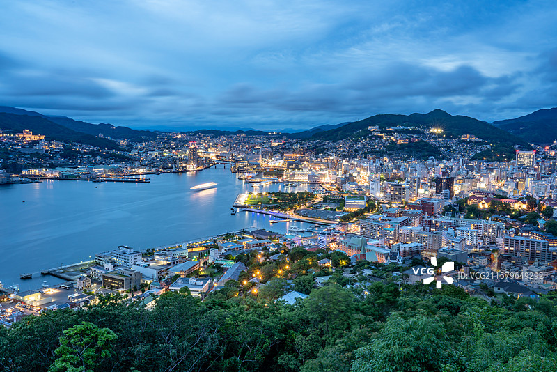 世界新三大夜景之长崎夜景图片素材