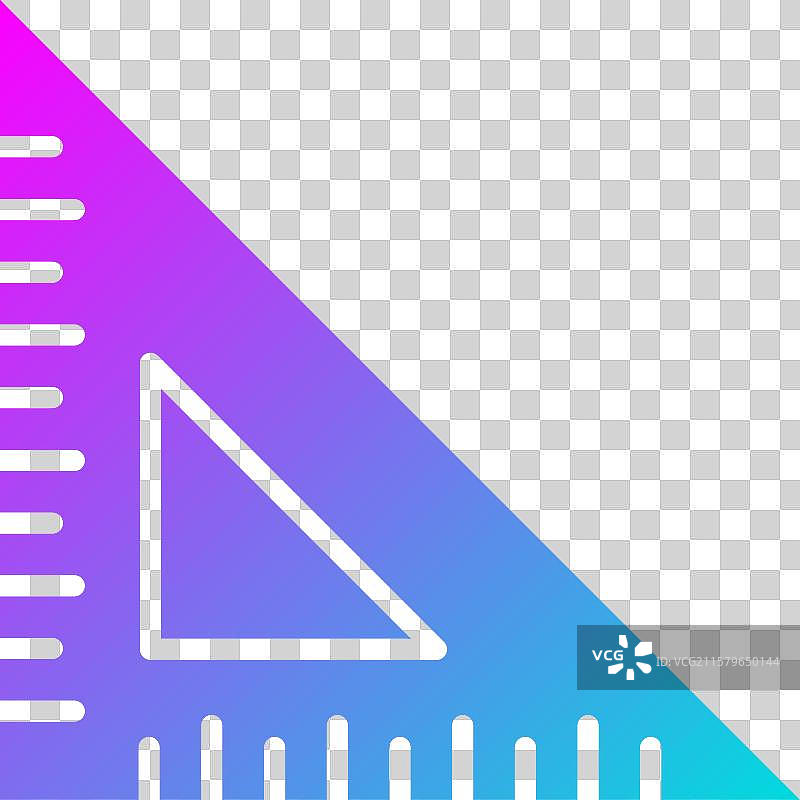 三角尺图标设计图片素材