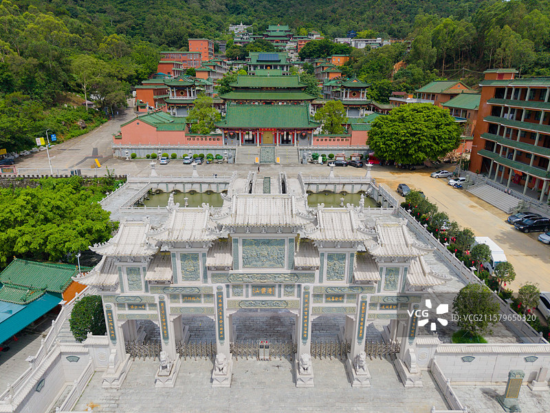 汕尾陆丰 定光禅寺 航拍建筑之美！图片素材