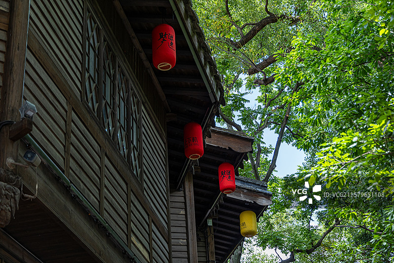 古镇水乡的宁静时光图片素材