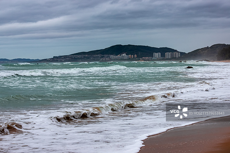 海南省邻水县香水湾海滩图片素材