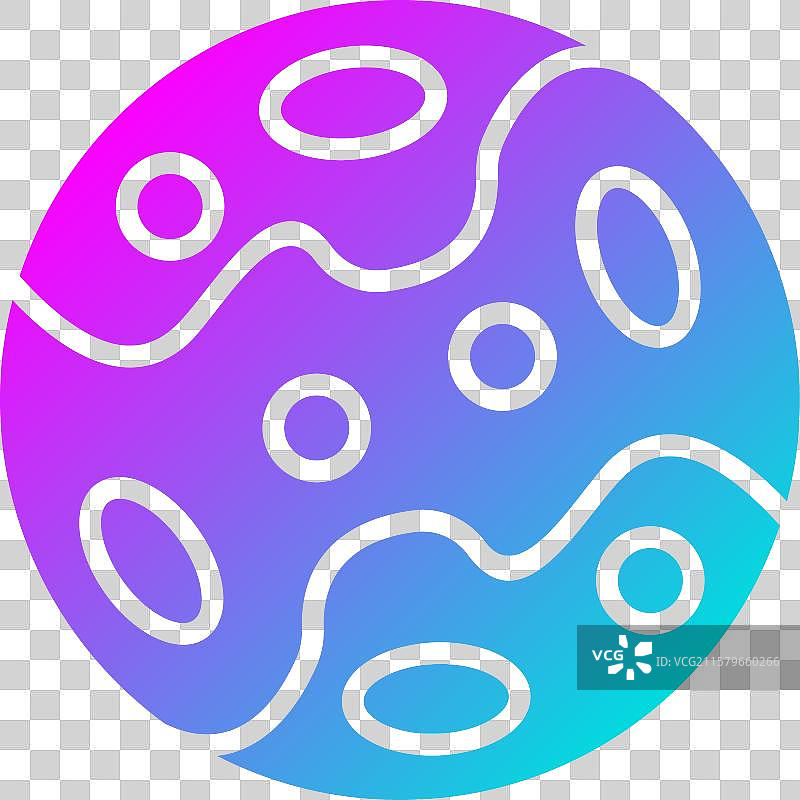 冥王星图标设计图片素材