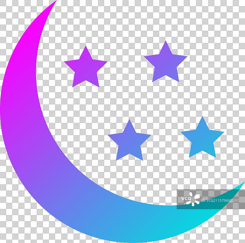 半月图标设计图片素材